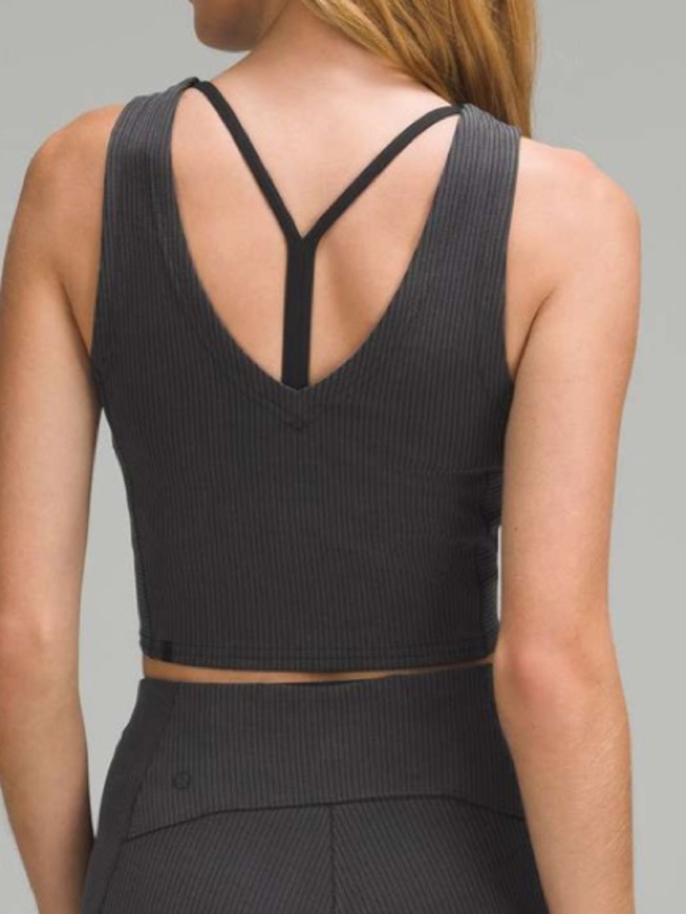 EUC Lululemon Ribbed Softstreme Cropped Tank Top Size 6 - Picture 2 of 6